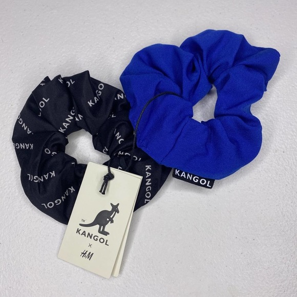 H&M x Kangol Scrunchies Black and Blue Bloggers - Picture 6 of 6